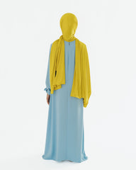 Girl's Sky Blue Empire Waist Abaya