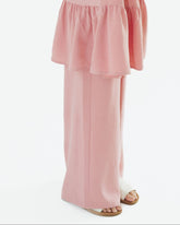 Girl's Dusty Pink Loose Pants