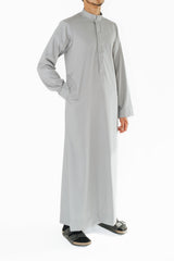 Men's Armor Grey Essential Thobe