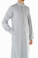 Men's Armor Grey Essential Thobe