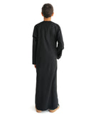Boy's Black Emirati Thobe
