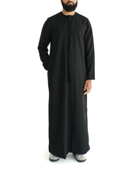 Men's Black Emirati Thobe