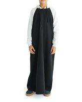 Boy's Black & White Hoodie Thobe