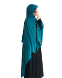 Extra Large Teal Marina Shawl