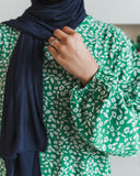 Navy Jersey Wrap HijaaB