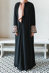 Black Marina Embroidered Kimono