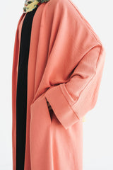 Girls Dark Peach Kimono