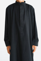 Boy's Black Signature Thobe