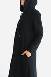 Black Hoodie Abaya
