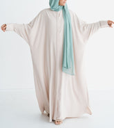Ivory Batwing Abaya