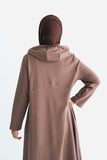 Dark Brown Jersey Wrap HijaaB