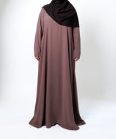 Desert Sand Empire Zip Abaya