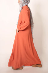 Tangerine Blouse Abaya