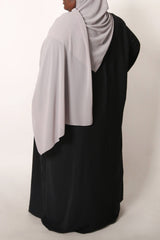 Plus Black Blouse Abaya