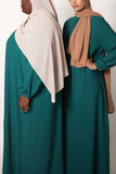 Plus Spring Green Blouse Abaya