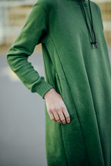 Men's Kelly Green Mockneck Thobe