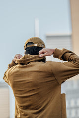 Men's Olive Green Hoodie Sweatshirt Thobe