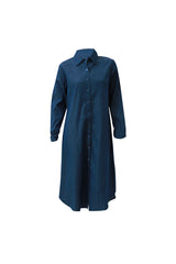 Blue Denim Long Blouse