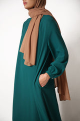 Spring Green Blouse Abaya
