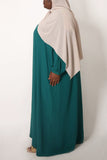 Plus Spring Green Blouse Abaya
