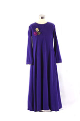 Girl's Indigo Purple Sparkle Corsage