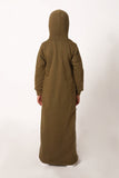 Boy's Olive Hoodie Thobe