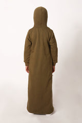 Boy's Olive Hoodie Thobe