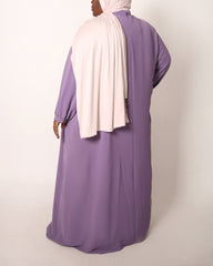 Plus Spring Lilac Blouse Abaya