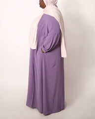 Plus Spring Lilac Blouse Abaya