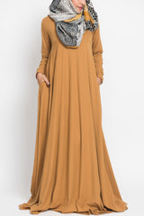 Mustard Jersey Umbrella