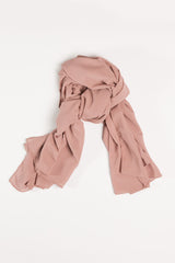Pinky Beige Chiffon Georgette Hijab