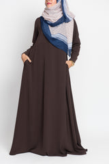 Deep Brown Empire Zip