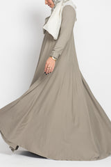 Taupe Jersey Umbrella