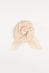 Vanilla Beige Chiffon Georgette Hijab