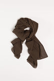 Espresso Brown Chiffon Georgette Hijab