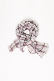 Light Grey Plaid Wrap Hijab
