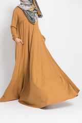 Mustard Jersey Umbrella