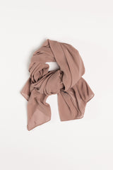 Dark Taupe Chiffon Georgette Hijab