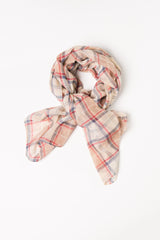 Tan Plaid Wrap Hijab