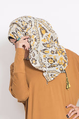Mustard Porcelain Wrap Hijab