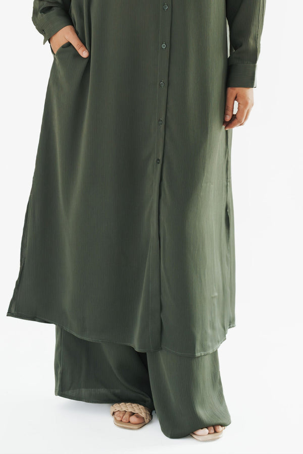 Sage Wide Leg Slip-On Pants