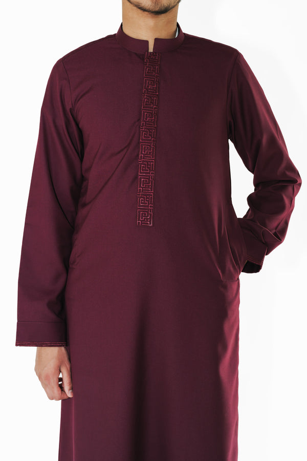 Men's Deep Ruby Signature Thobe