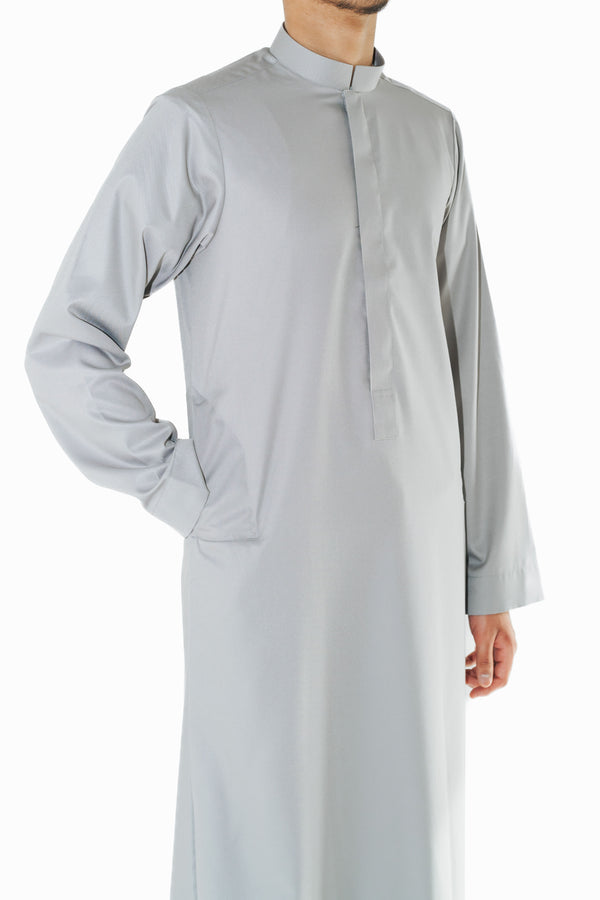 Men's Armor Grey Essential Thobe