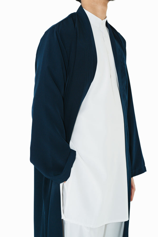 Men's Navy Jubba Lightweight Overcoat