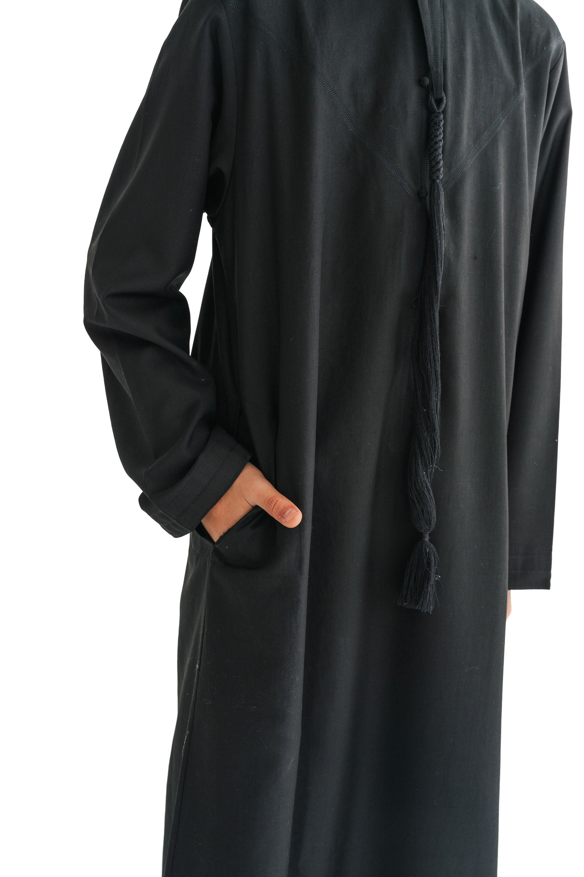 Boy's Black Emirati Thobe
