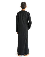 Boy's Black Emirati Thobe