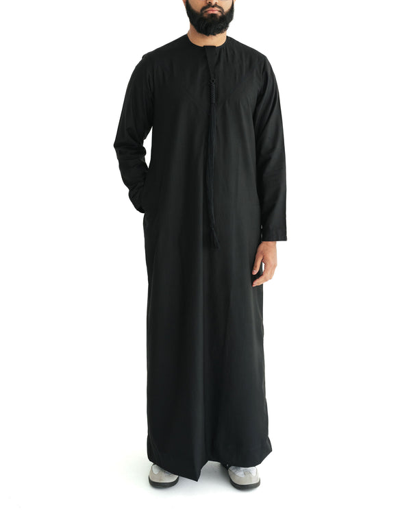 Men's Black Emirati Thobe
