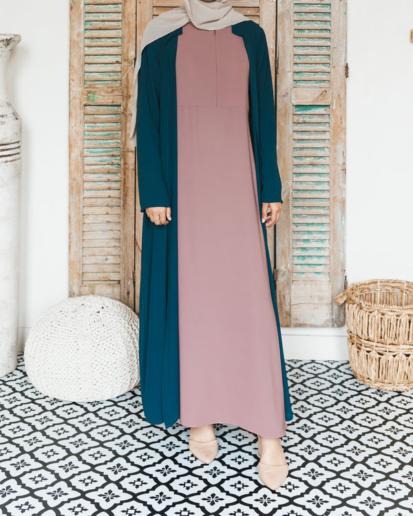 Desert Sand Empire Zip Abaya
