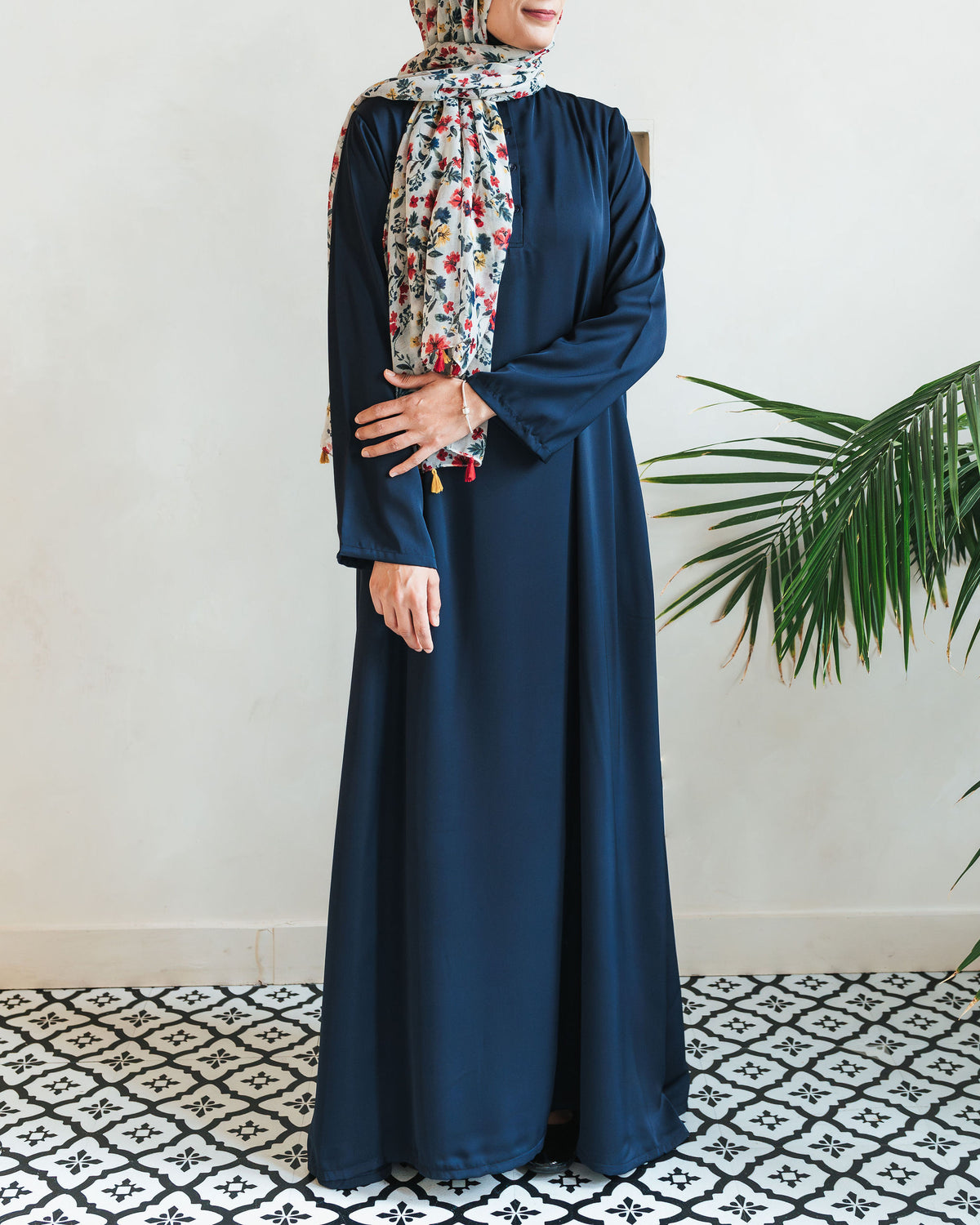Navy Essentials Abaya