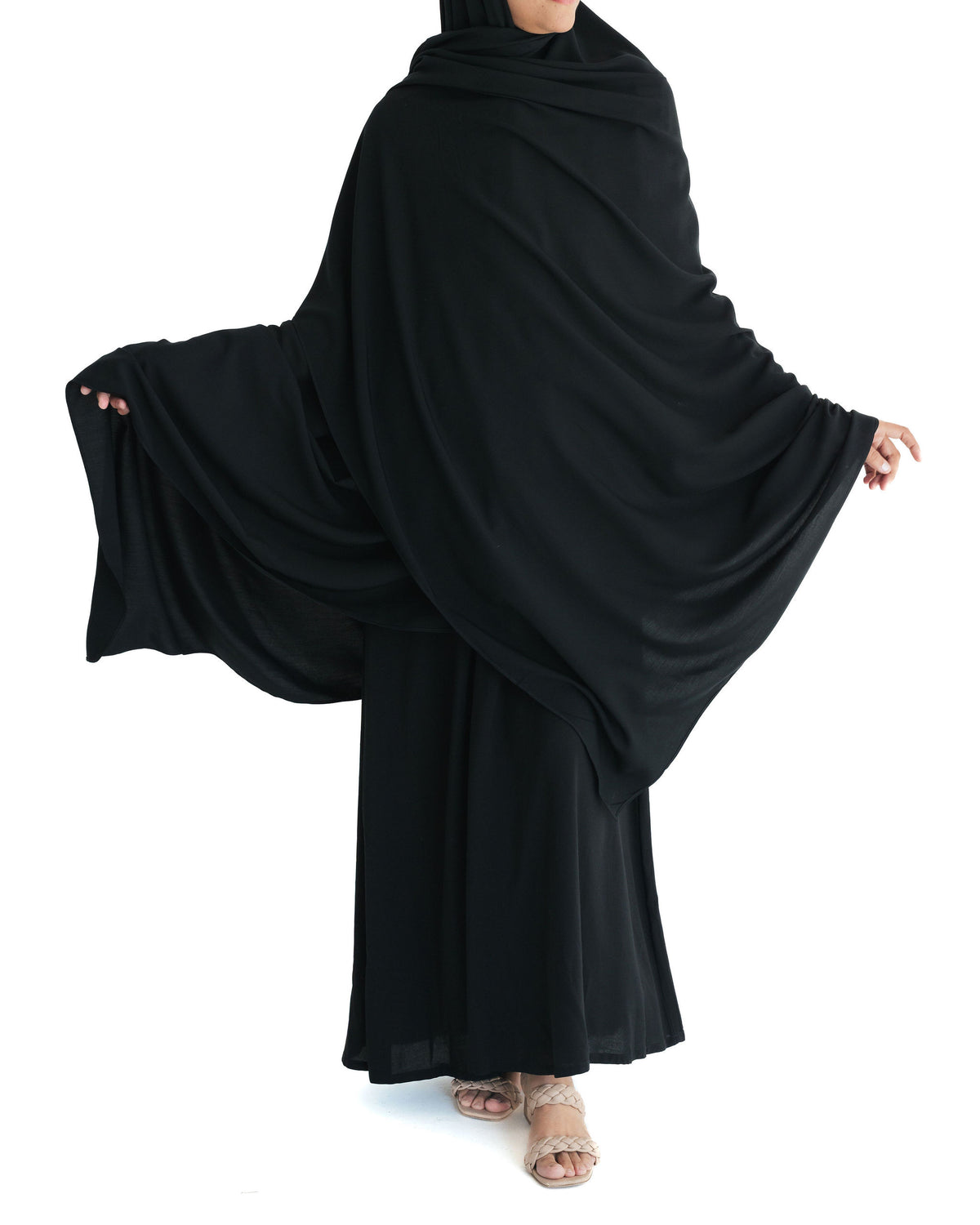 Extra Large Black Marina Shawl